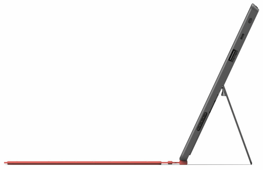 Microsoft's official imagery of the Surface tablet from the side