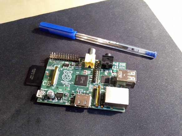 scale The scale of the Raspberry Pi