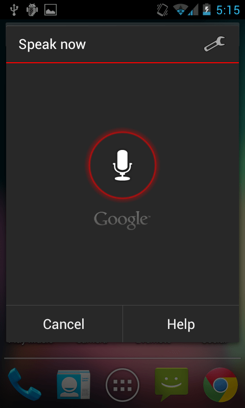 Voice Search Screenshot