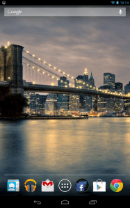 Nexus 7 homescreen